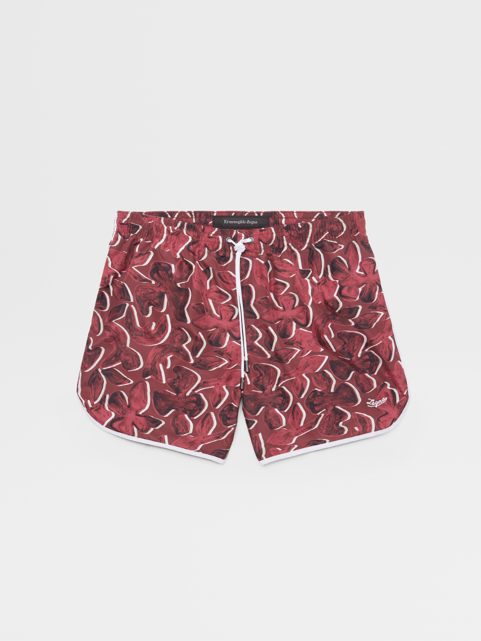 Dark red Floral Medium Boxers